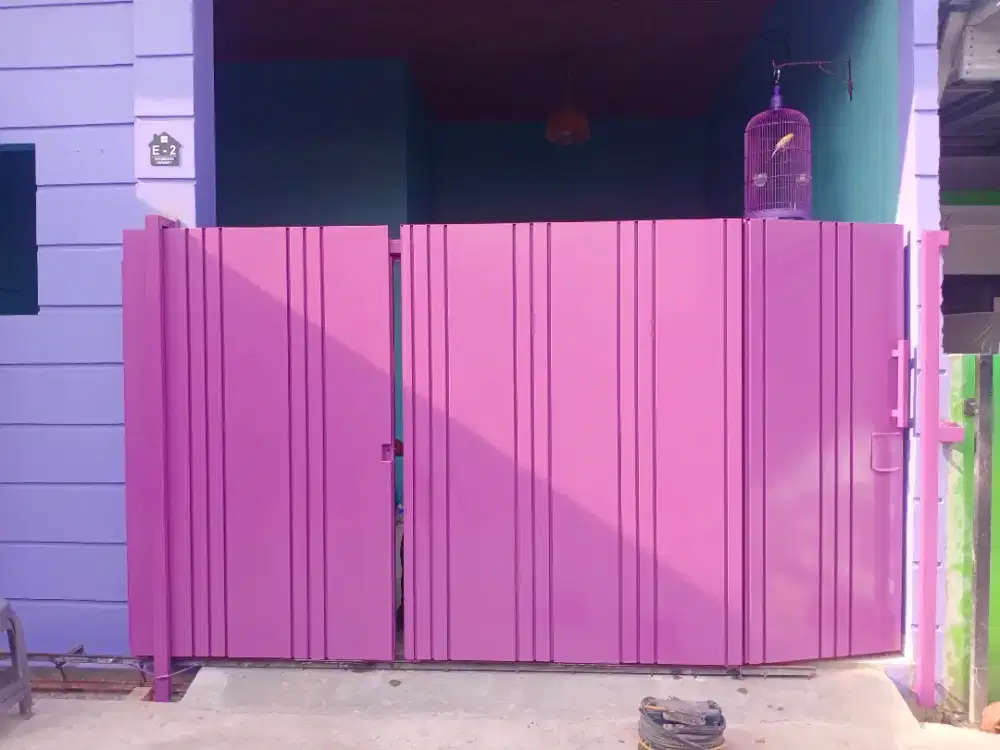 Bengkel las Lampung tralis kanopi tangga pintu pagar balkon tangga