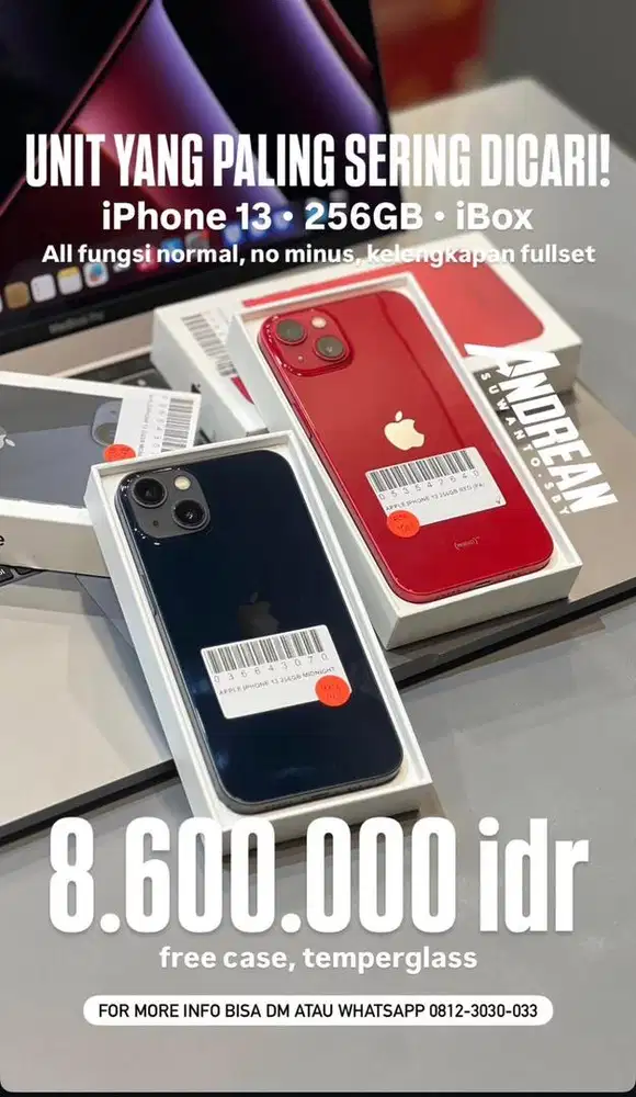 Second Iphone 13 256gb Ibox