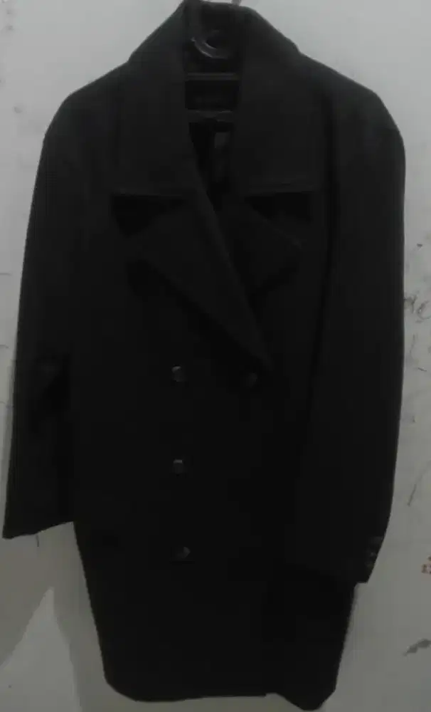 BLACK LONG COAT BLAZER