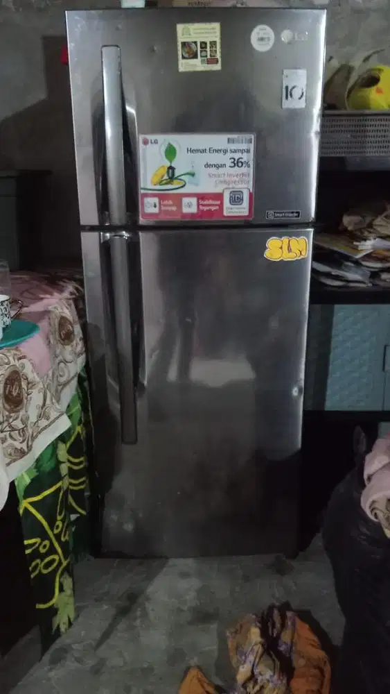 kulkas LG 2 pintu no froze