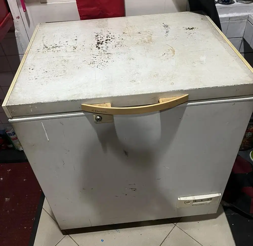 Freezer Electrolux – Chest Freezer Bekas Kondisi Normal (Dingin Cepat)
