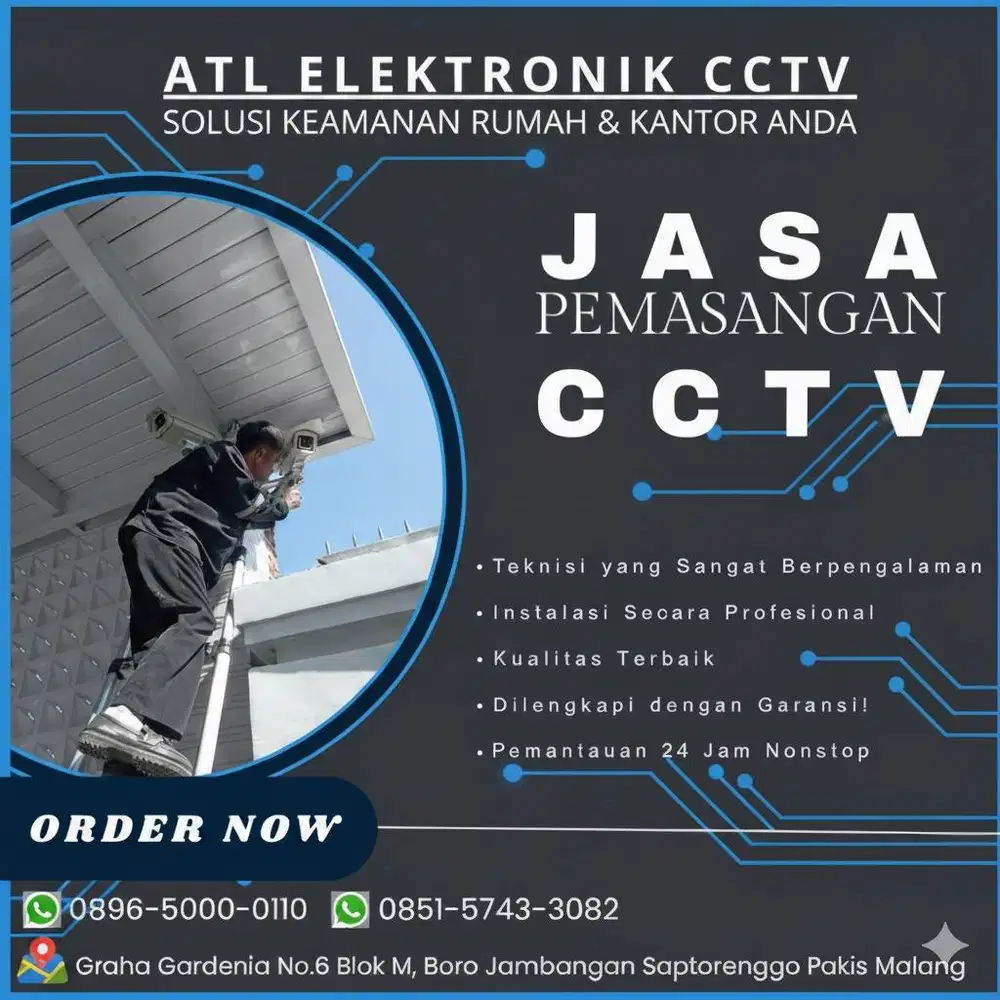 PEMASANGAN CCTV MURAH BERGARANSI WILAYAH MALANG RAYA