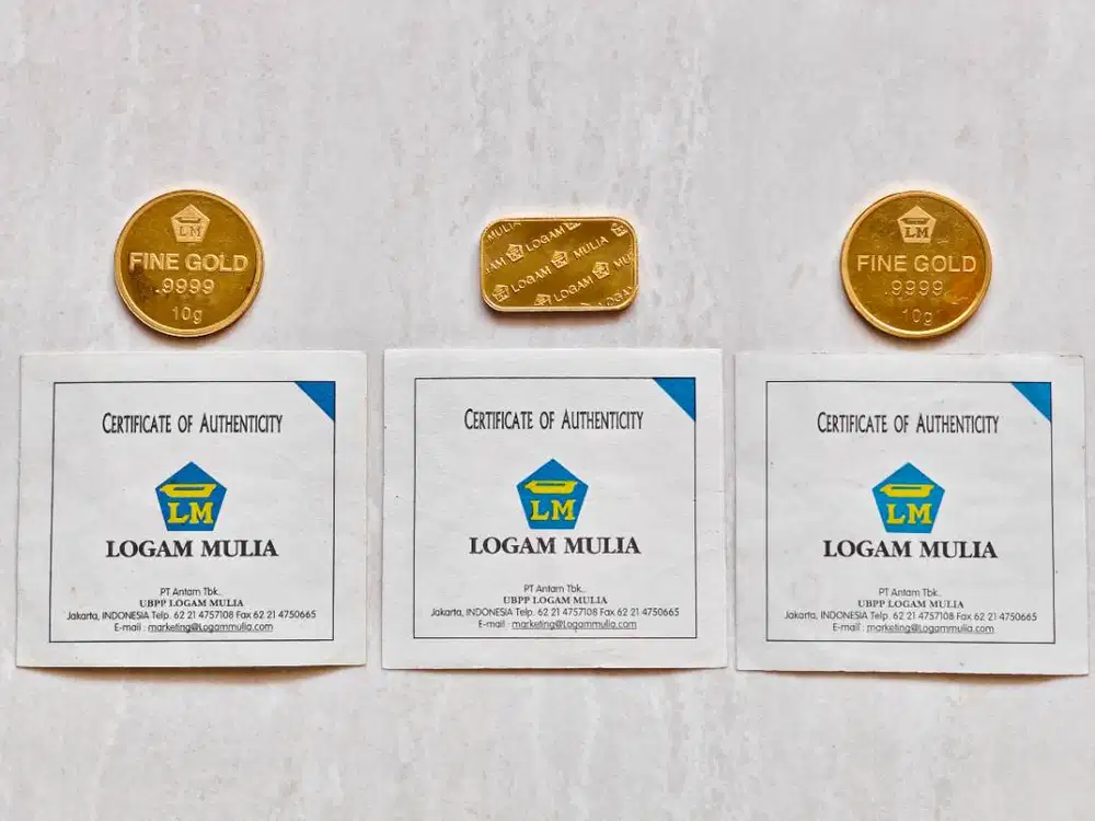 Emas LM Antam 10 Gram