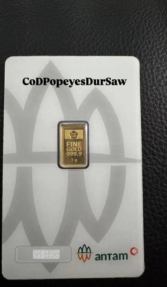 LM Antam Certi Card 10 Gram & 1 Gram