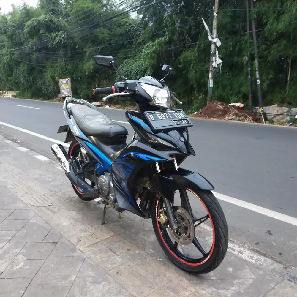 Jupiter MX Kopling 2011 (Bagus lengkap Mesin Cakep Biru)