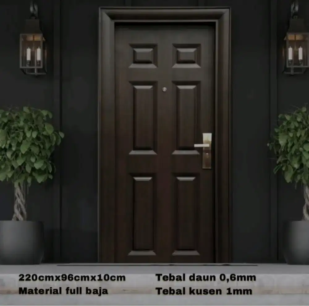 Pintu Baja Premium Elegan – Aman & Tahan Lama!