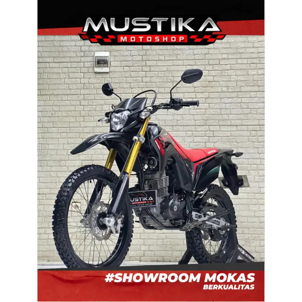 Obral dp2jt Murah!!Honda CRF 150L 2021 Black Plat Jatim Mulus-Mustika