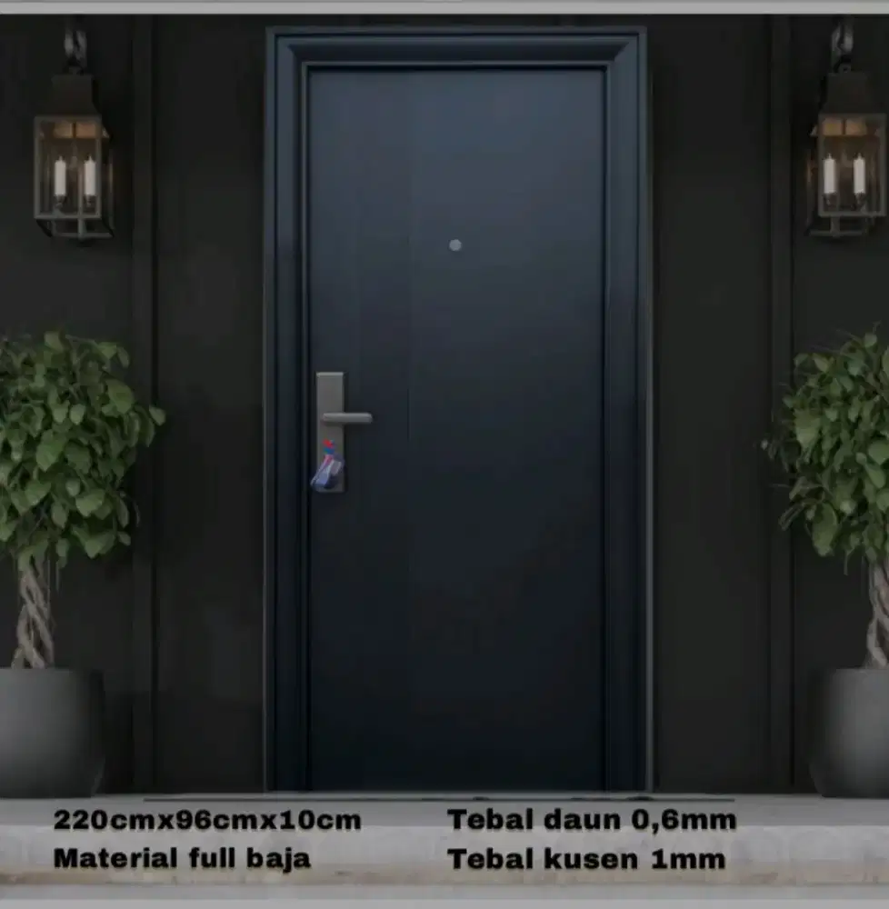 Pintu Baja Modern Premium – Gaya Mewah, Keamanan Maksimal!