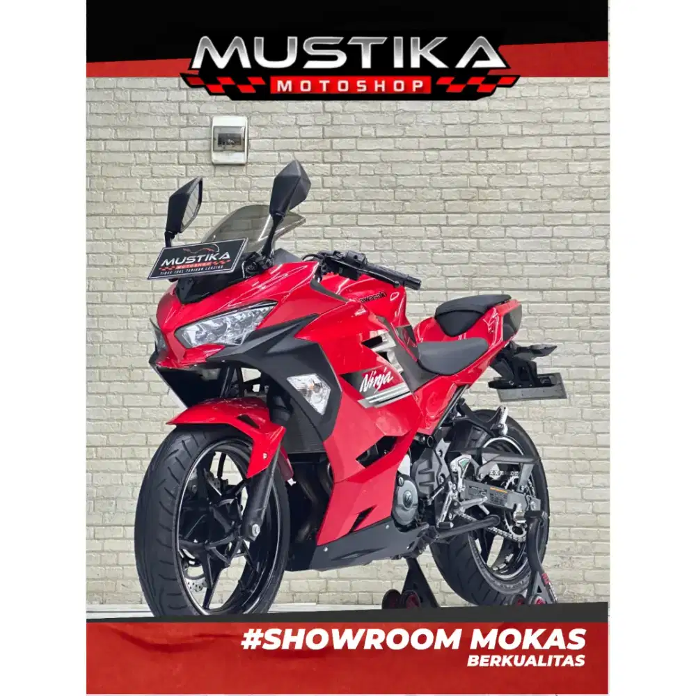 Odo 2rb Istimewa!!Kawasaki Ninja 250 Fi 2021 Red Glossy Mulus-Mustika
