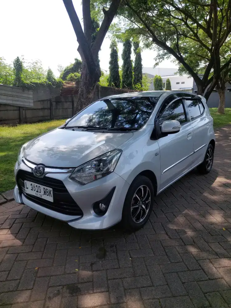 Toyota Agya G matic 2018 1200cc silver metalik