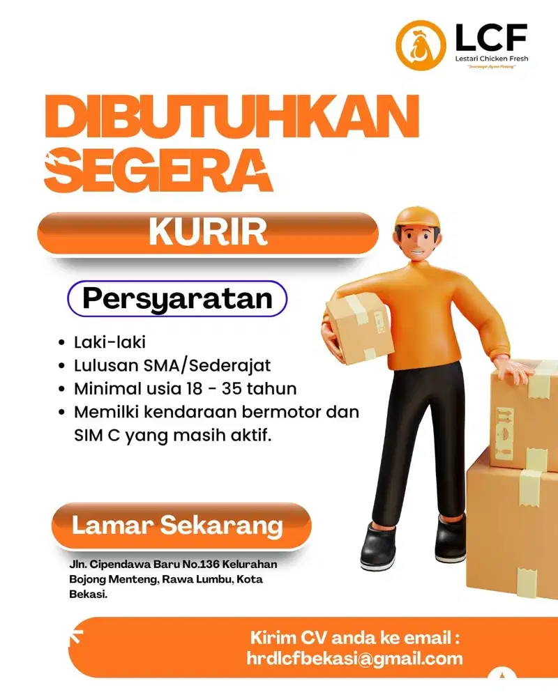 DIBUTUHKAN SEGERA !!!