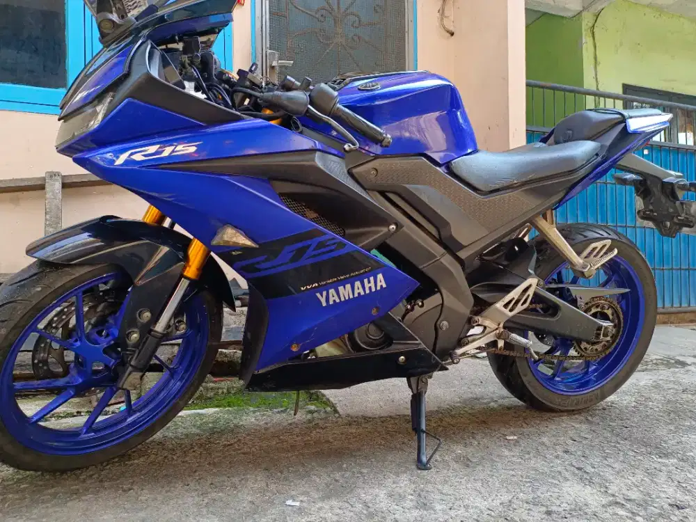 Yamaha R15 V3 LED Tahun 2020 GP Pajak2026 Mesin Halus Siap tancap Gass