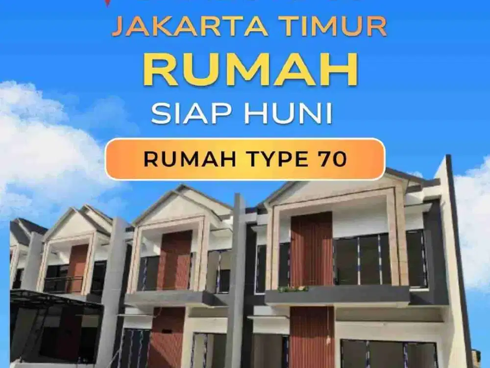 rumah strategis 5 menit tol bambu apus dijakarta