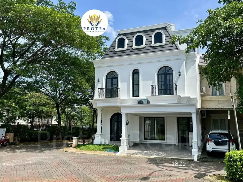 DIJUAL RUMAH CANTIK 3 LANTAI DI VANYA PARK BSD - HOOK UNIT