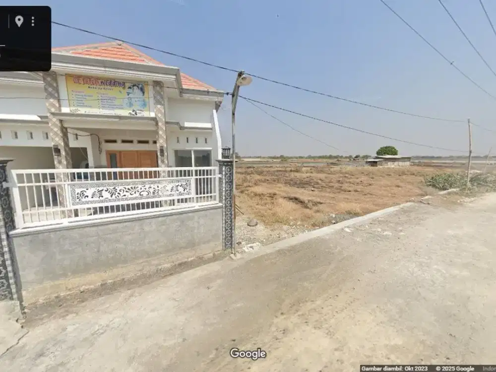 Tanah Duduksampeyan Gresik Palebon Dijual murah cpt B.U Poll L 154 m2