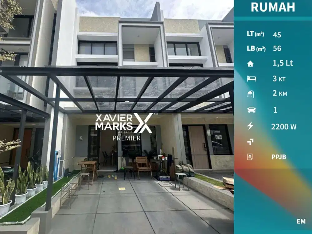 Dijual Rumah Furnish Bangunan Baru di Araya Malang