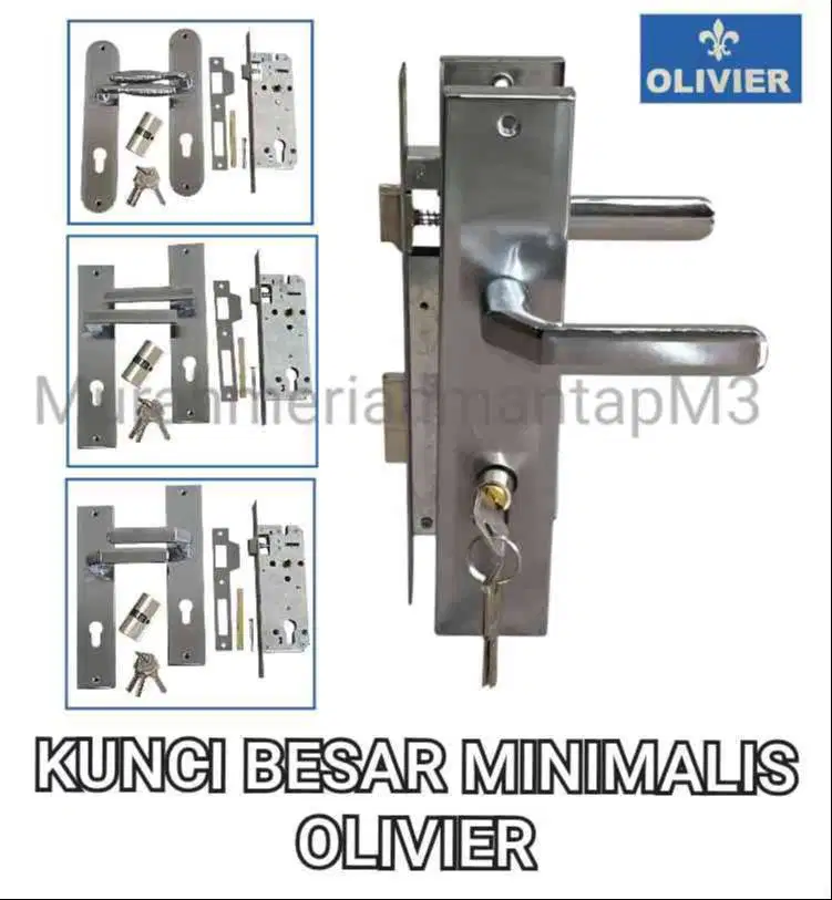 KUNCI BESAR MINIMALIS OLIVIER / KUNCI PINTU RUMAH / HANDLE PINTU