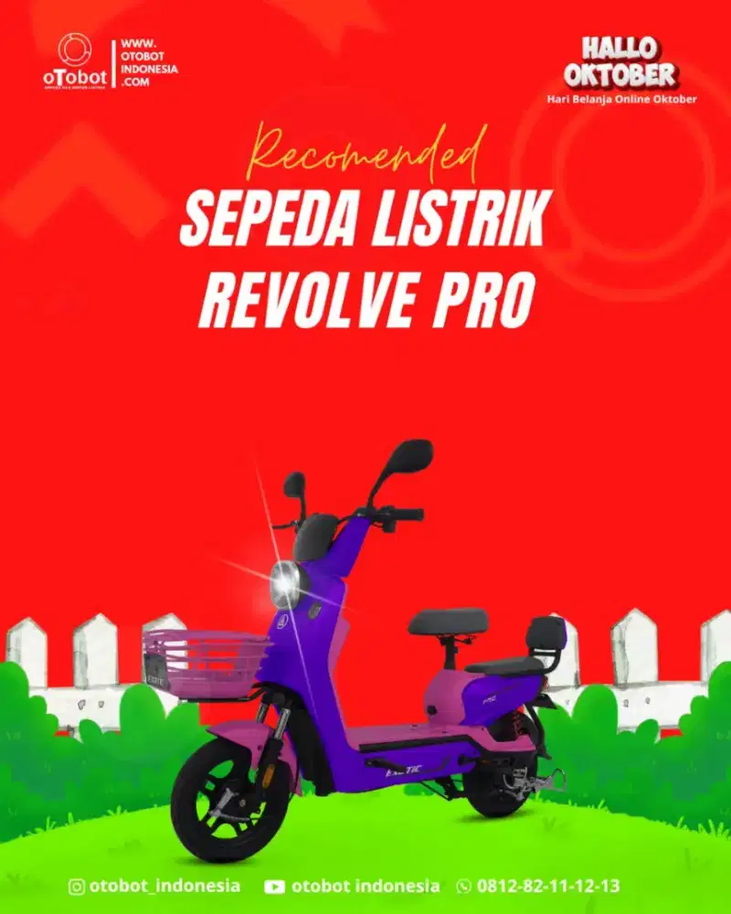Sepeda listrik revolve ro