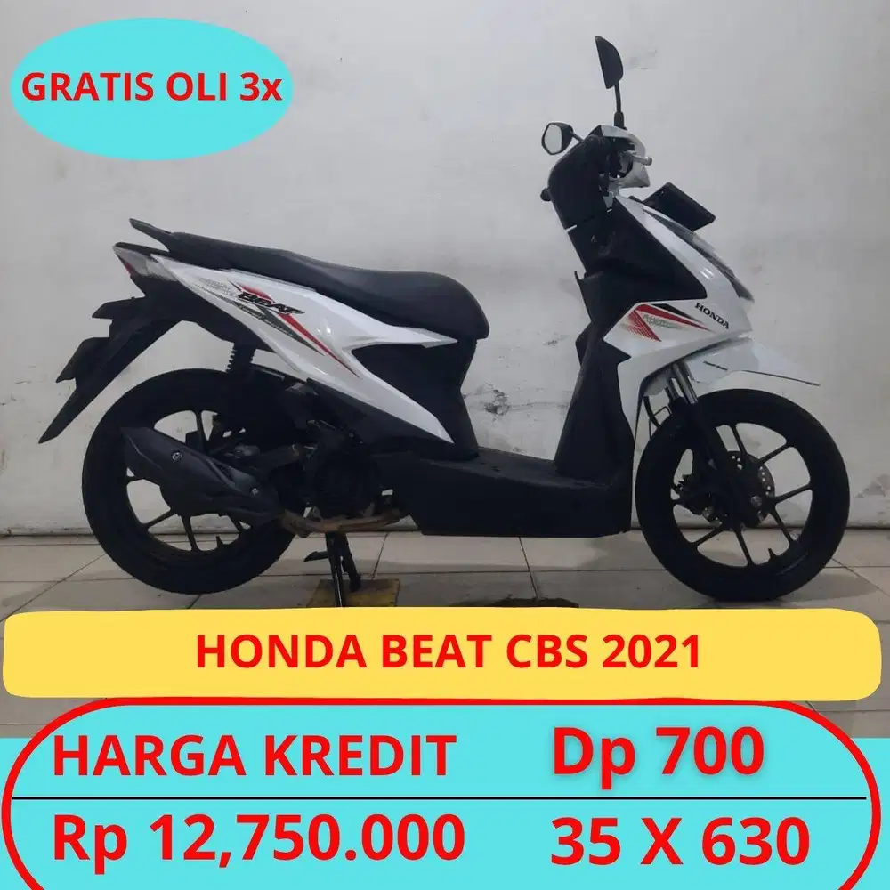 Honda Beat Cbs 2021 Dp Murah Hanya 700 Ribu