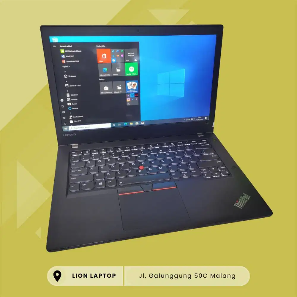 RAM 8GB SSD 256GB i5 Lenovo Thinkpad T470 [01|11]