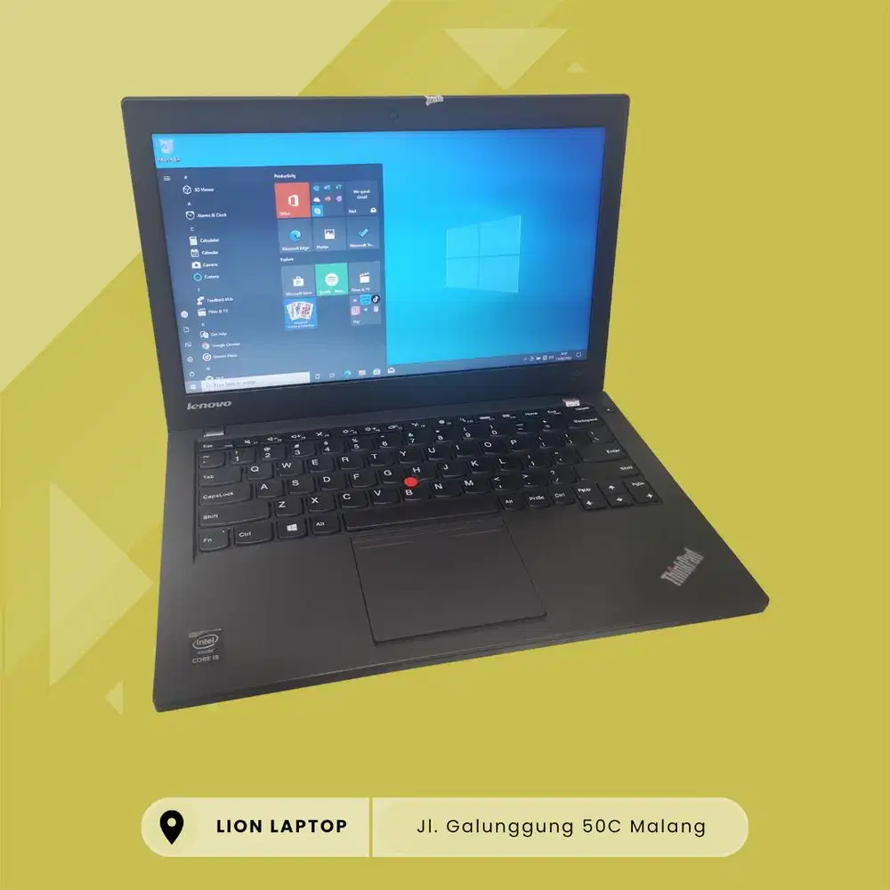 RAM 8GB SSD 256GB Core i5 Murah Lenovo Thinkpad X240 [01|11]