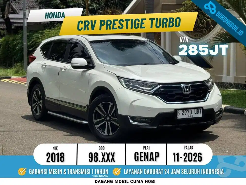 HONDA CRV 1.5 TURBO PRESTIGE AT 2018 FULLSET
