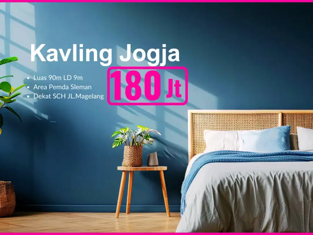 Strategis Dekat Pemda Sleman, Cocok Untuk Rumah Tinggal Jogja