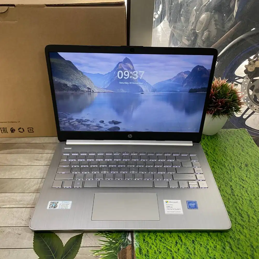 Hp 14s-DQ0508TU Celeron N4120 RAM 4GB SSD 256GB 14 FHD Windows 11