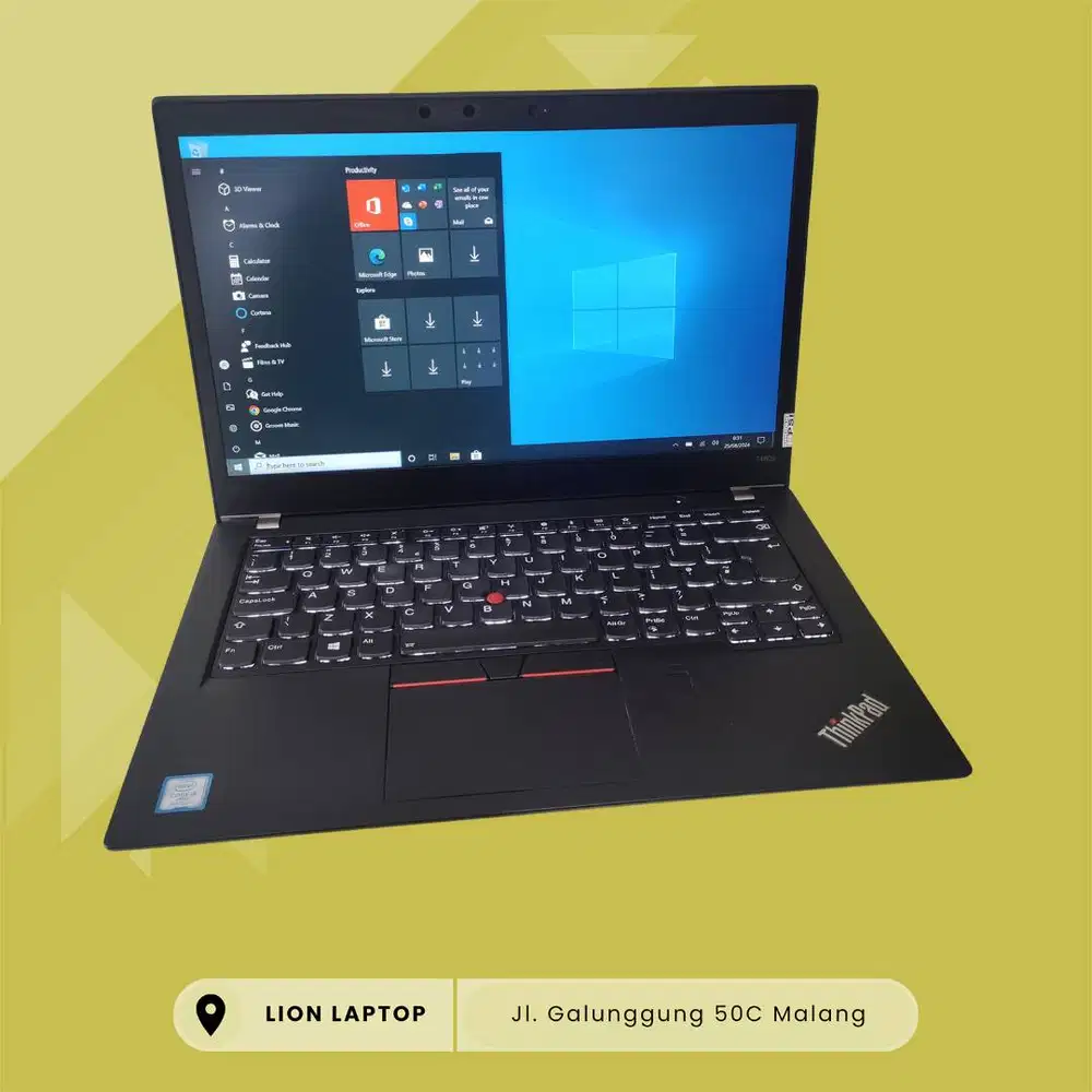 RAM 8GB Core i5 gen 8 Touchscreen Lenovo Thinkpad T480s SLIM [01|11]