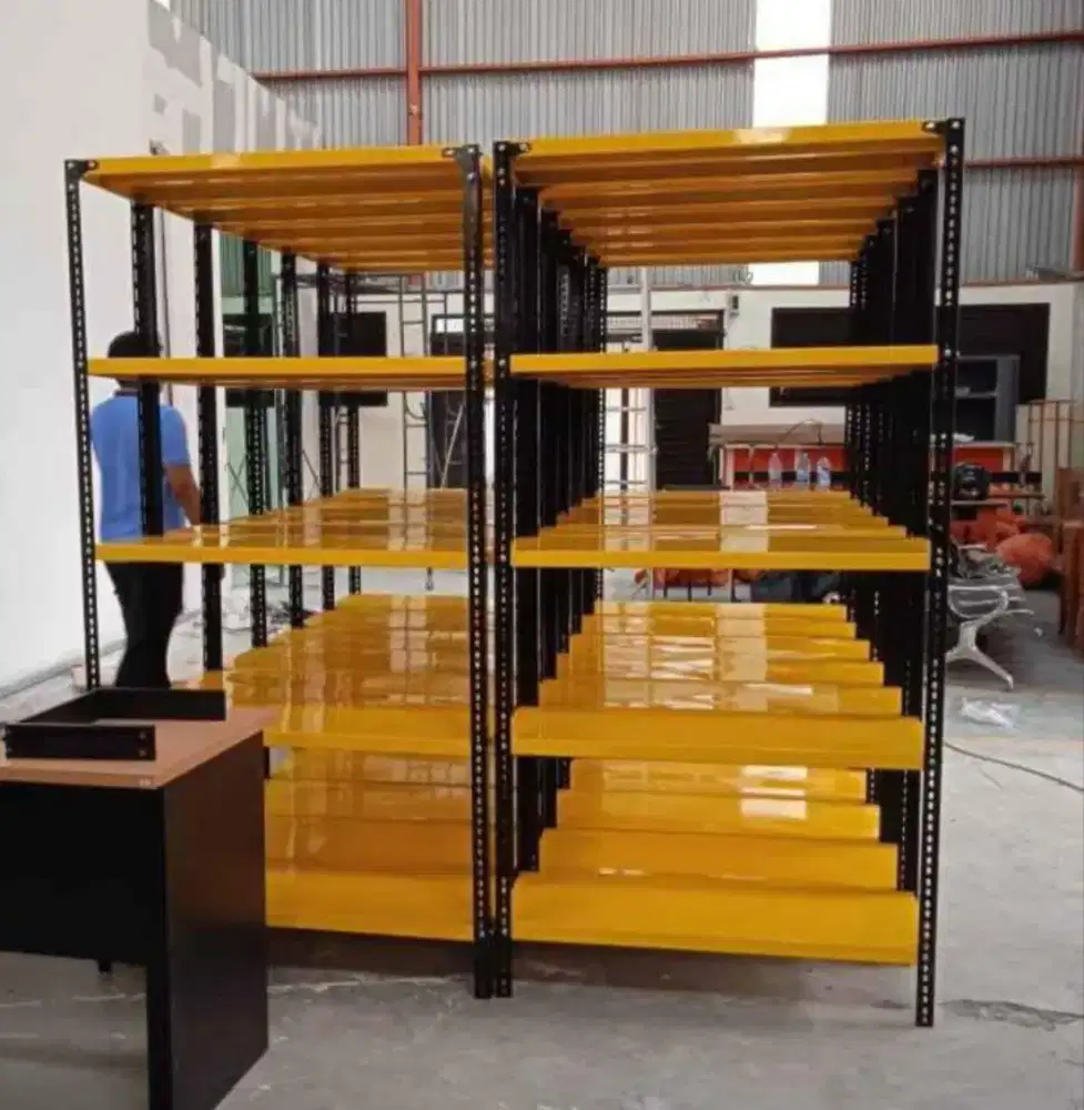 Rak besi rak gudang super tebal