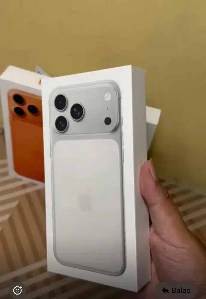 iphone 17 pro max  (256) NEW BARU SILVER IBOX