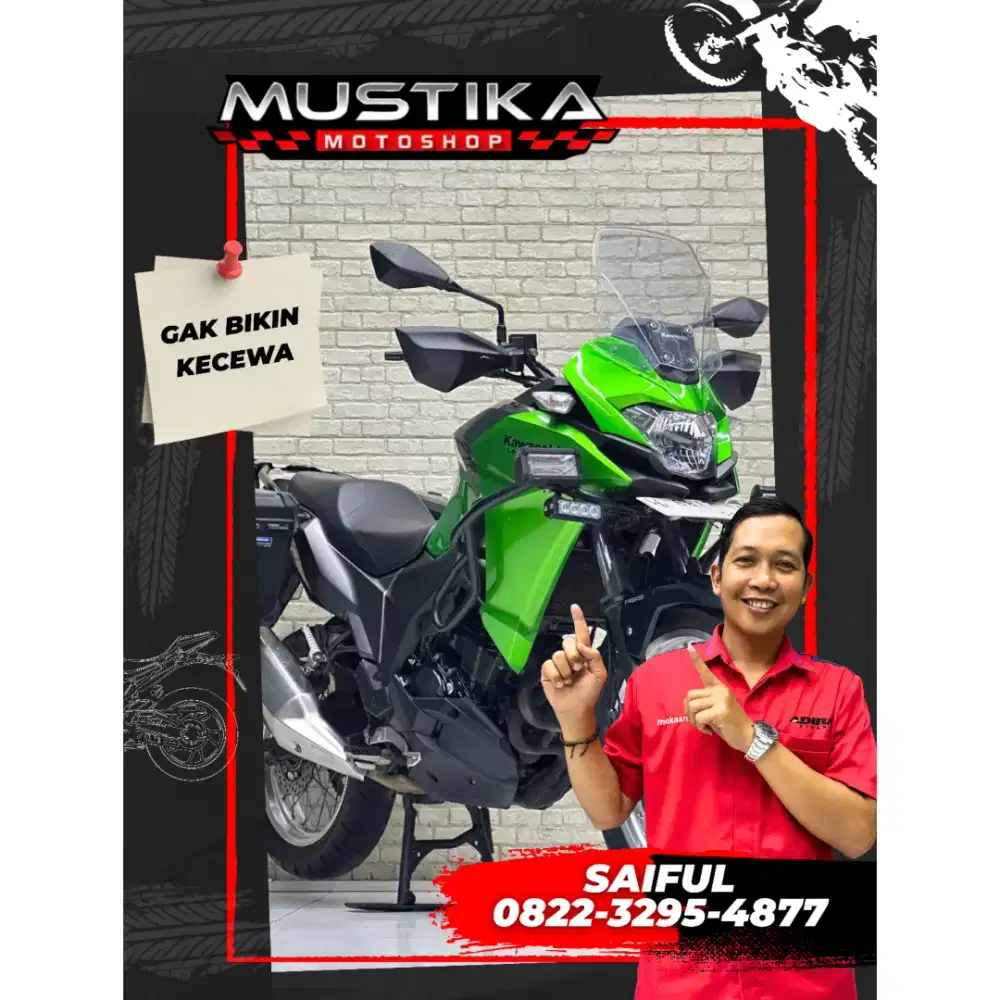 Perfect Condition!!Kawasaki Versys Tourer ABS 2018 Plat jatim-Mustika
