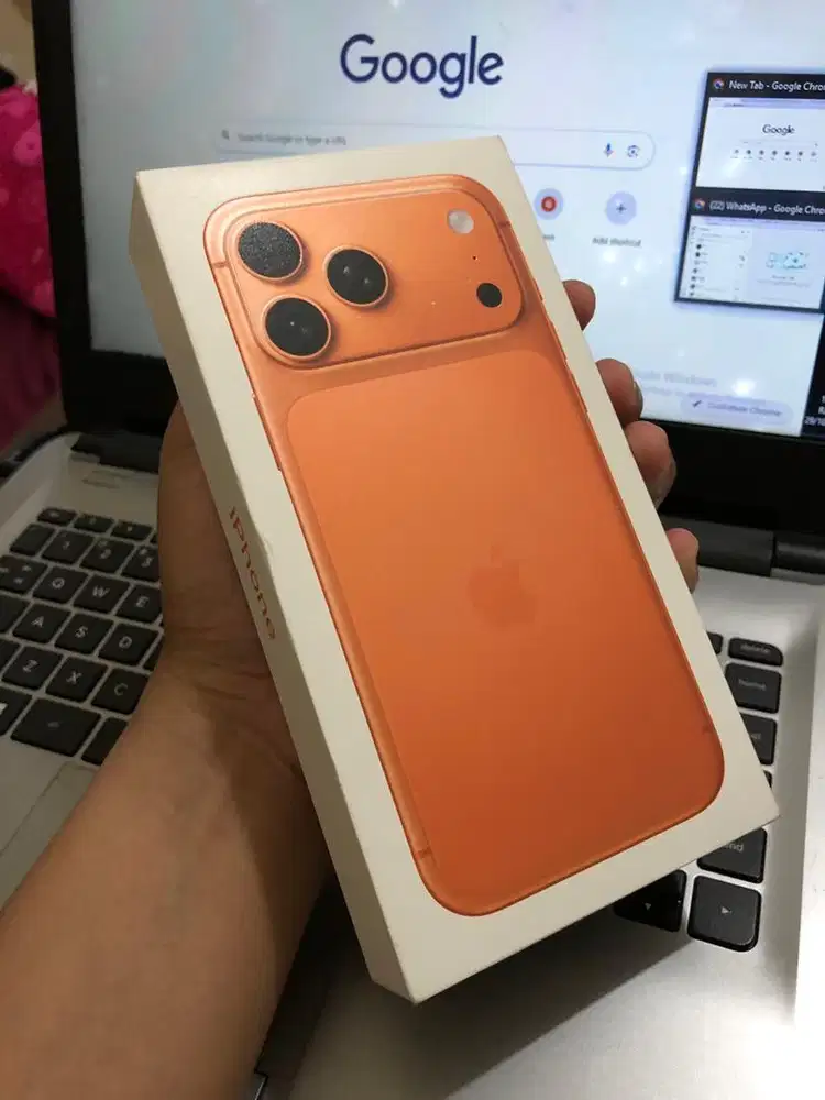 iphone 17 pro max  ( BARU / NEW )  orange ibox