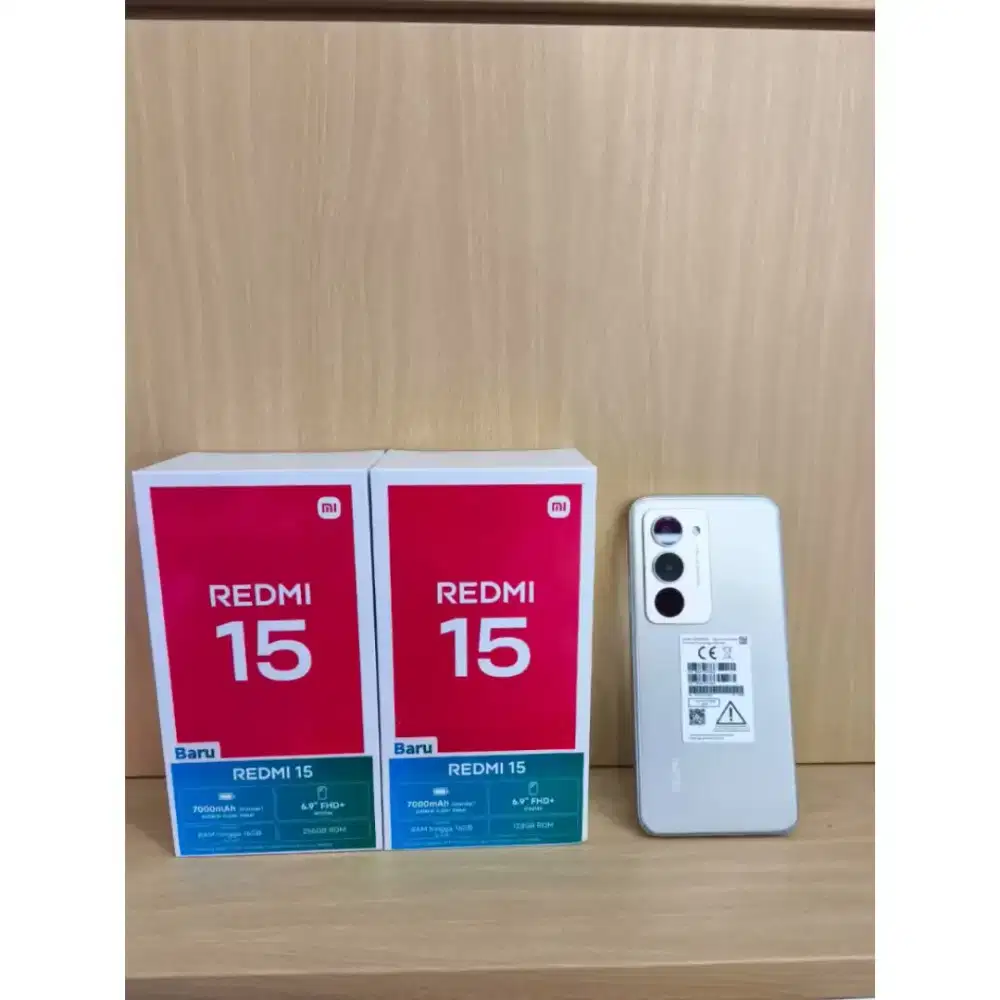 Redmi 15 8/256 new resmi xiaomi terlaris