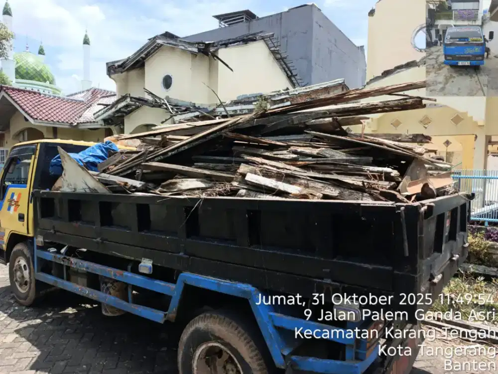 Jasa buang puing dan sampah