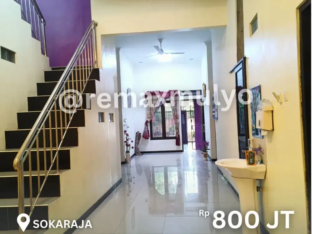 Dijual Rumah Luas 3 Lantai Bagus Banyak kamar Area Sokaraja
