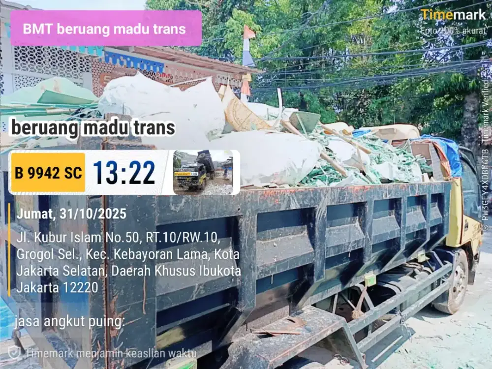 Jasa buang puing proyek