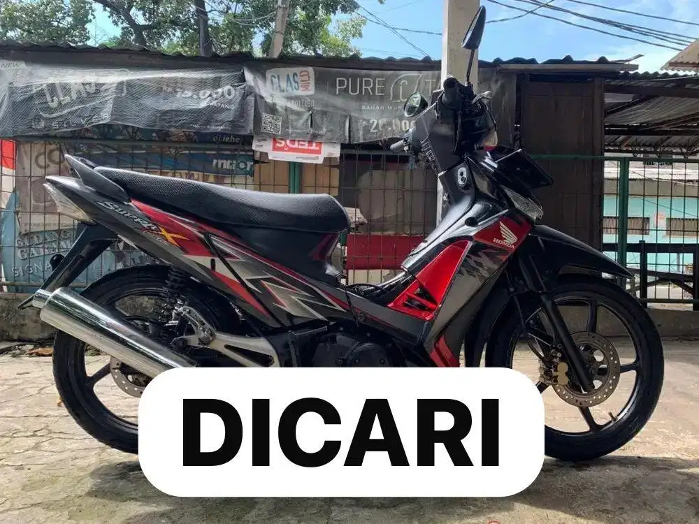Di Cari Supra X 125 Double Disk DD Tahun 2009 Ke Atas Karbu Supra 2011