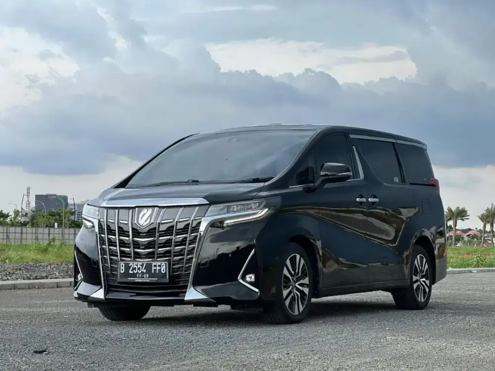 Toyota Alphard G Automatic 2020 Bensin Hitam Metalik
