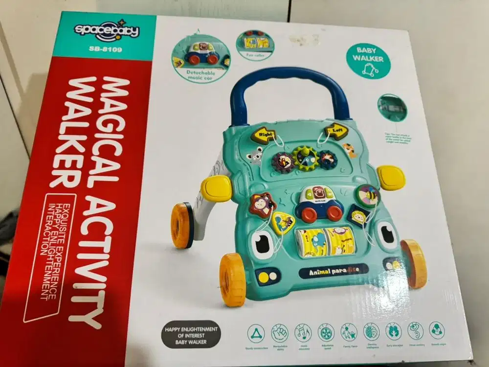 Push Walker untuk Belajar Jalan Bayi Baru