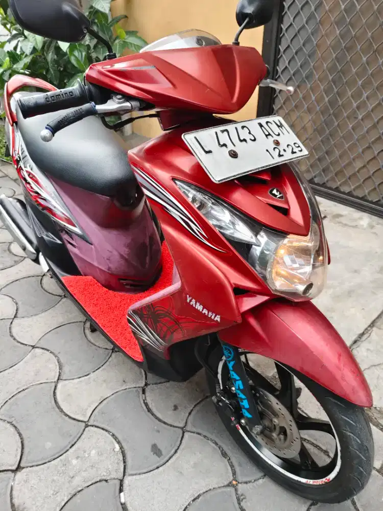 Mio Soul 2010 CW Merah Marun Plat Panjang 2029!!!