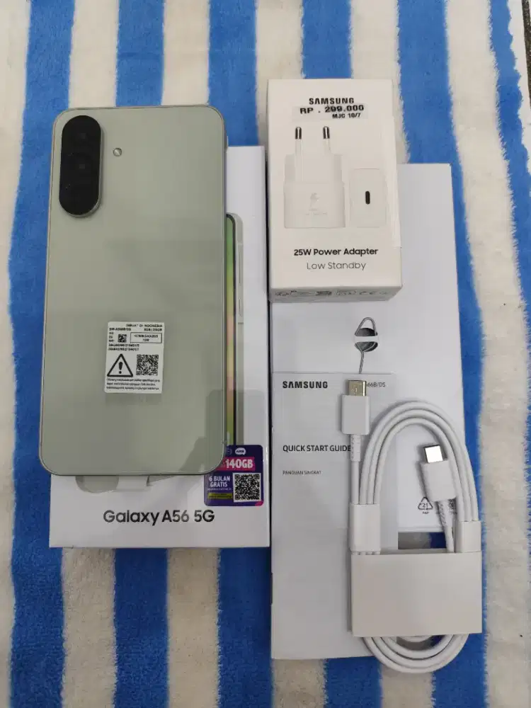 Hp Second Samsung A56 5G Ram 8/256GB Resmi SEIN Juli 2026 Mulus Banget