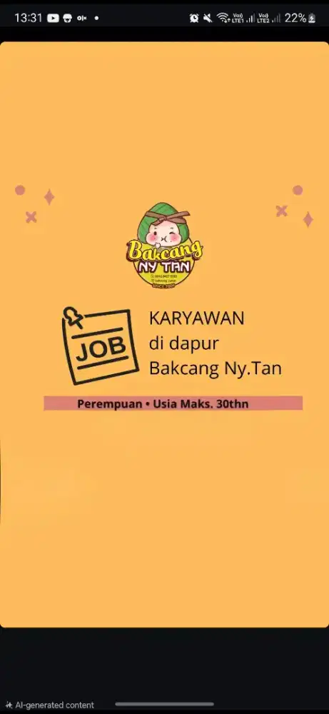 LOWONGAN KERJA WANITA