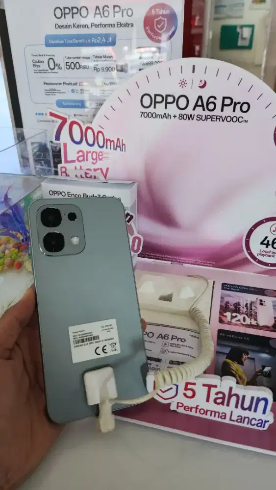 Oppo A6Pro Batre besar 7000mAh