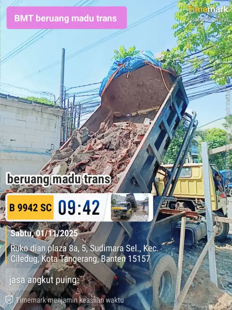 Jasa buang puing dan pengurugan tanah