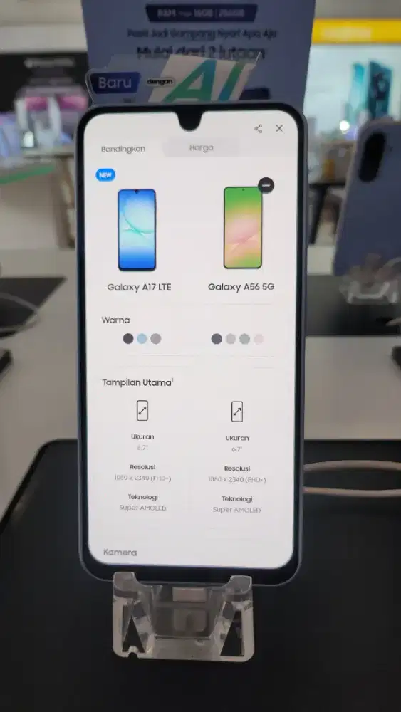 Samsung A17 Promi cicilan kredit 1-2x free