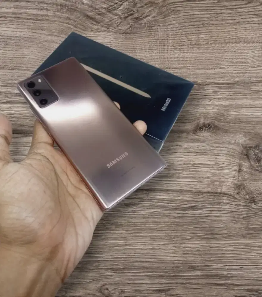 Samsung note 20 256gb second hp original lengkap ya