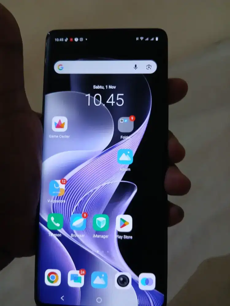 Vivo v40 5G mulus lancar jaya no minus2an warna ungu layar melengkung