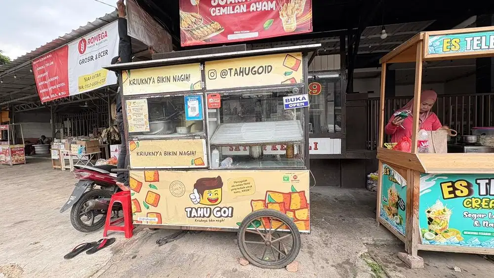 Gerobak Usaha Gorengan (ex tahu go)