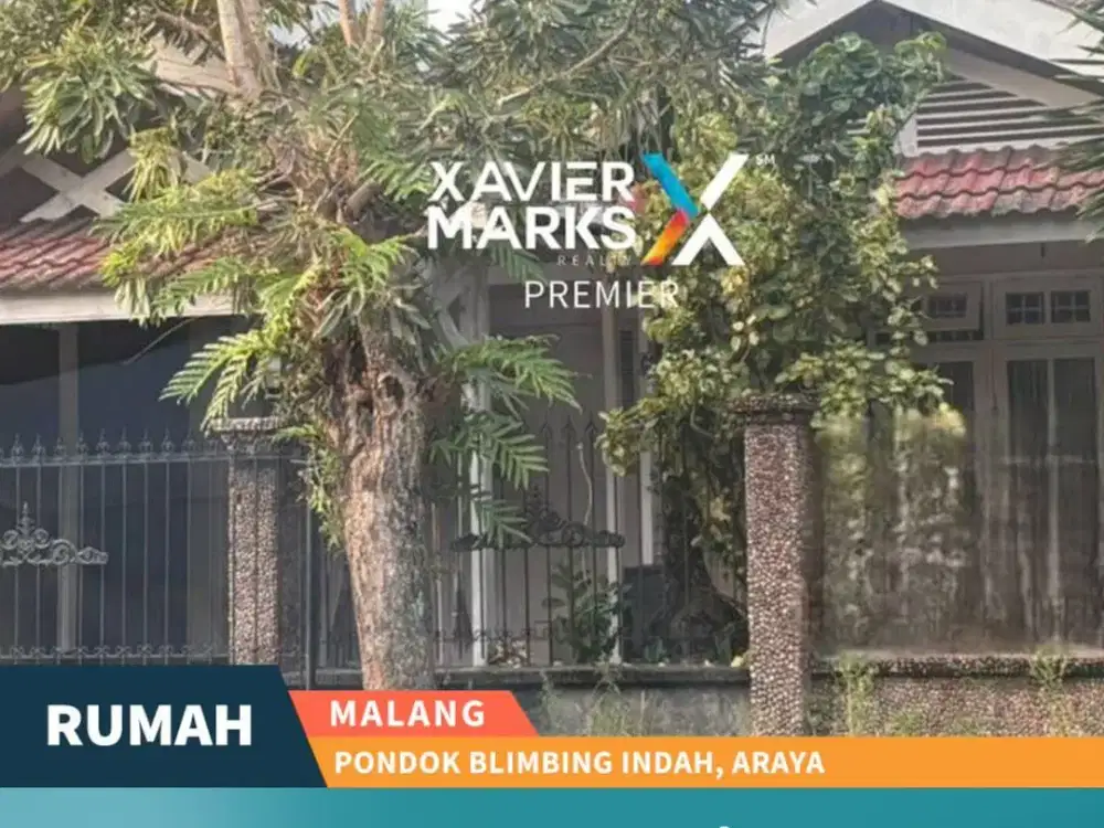 Rumah 4 Kamar Timur Siap Huni di PBI Araya Blimbing Malang